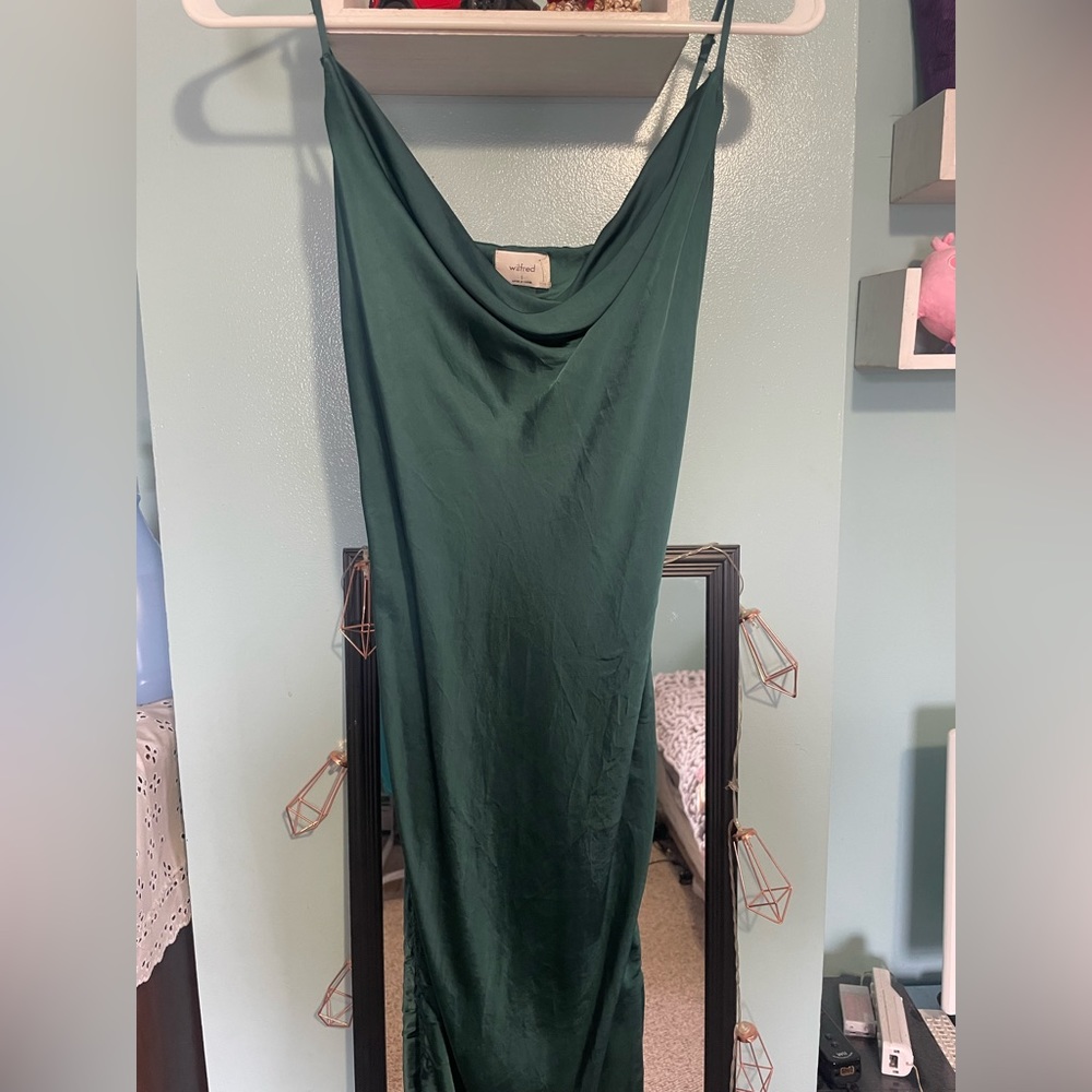 Wilfred satin slip dress